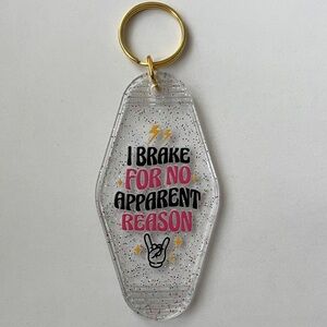 Funny quote motel keychain